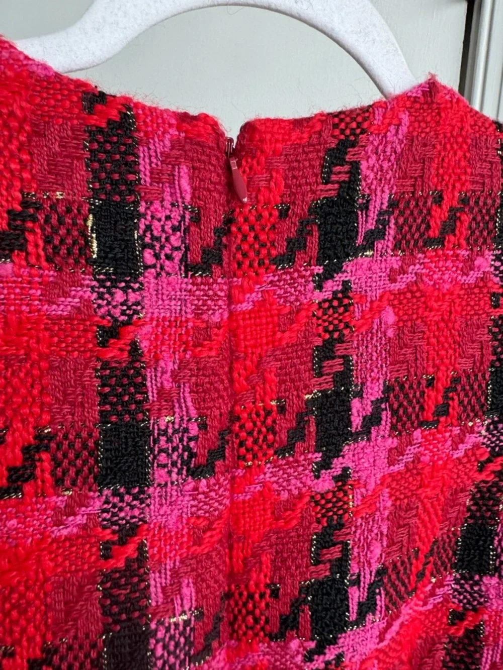 NWT Ann Taylor pink and black tweed dress and Blazer set size 0 petite - Picture 10 of 16